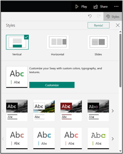 A screenshot of a box when selecting the paint palette